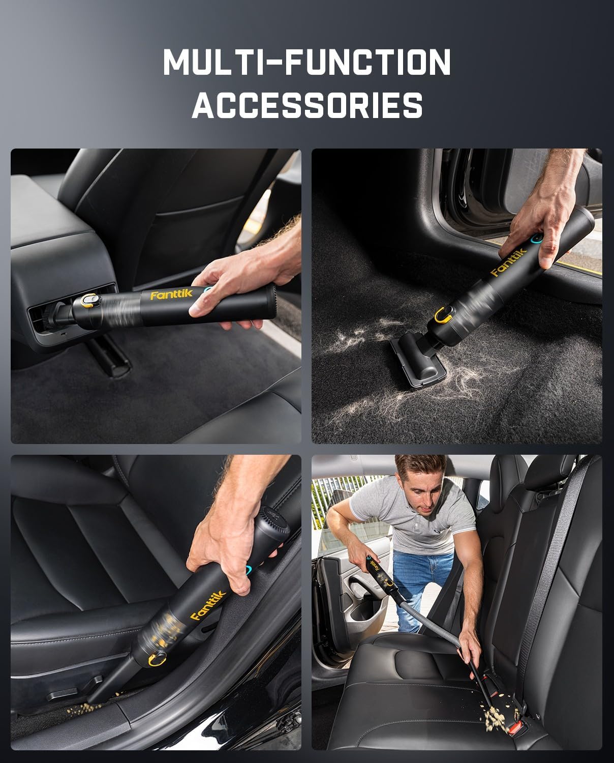 Fanttik Slim V8 Mate™ Portable Car Vacuum