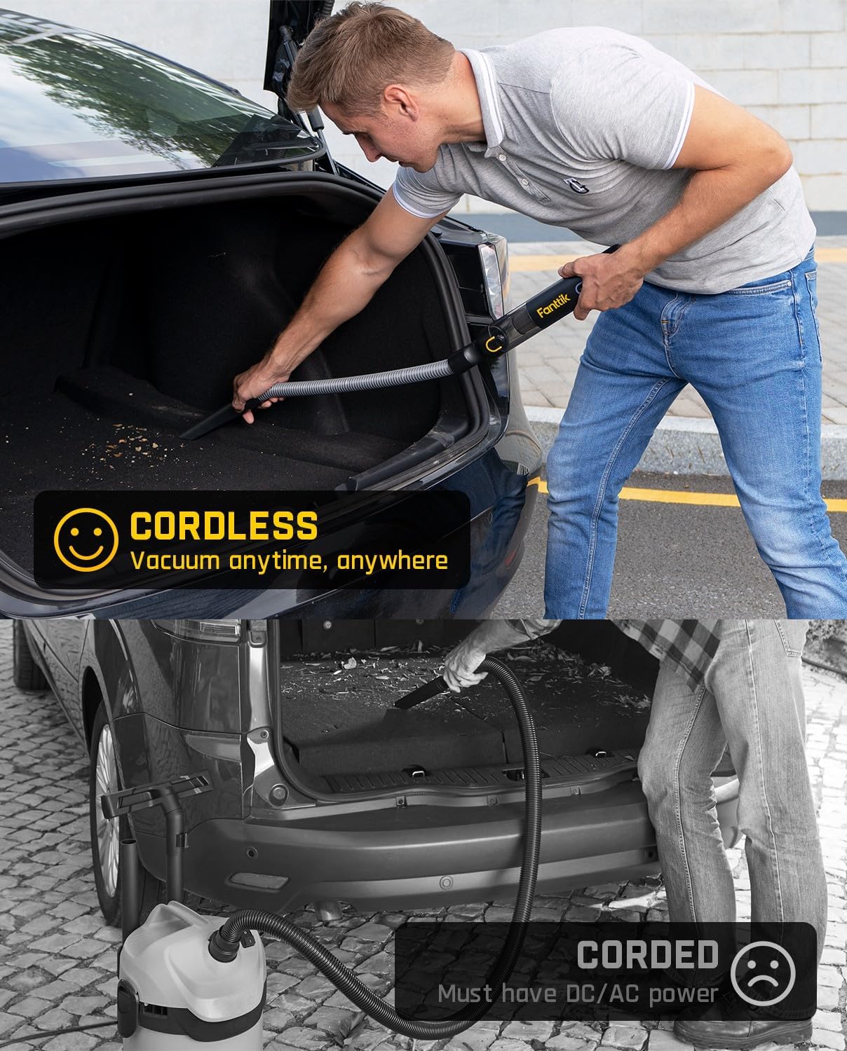 Fanttik Slim V8 Mate™ Portable Car Vacuum